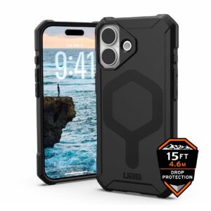 Urban Armor Gear (UAG) Essential Armor MagSafe Tough Case for iPhone 17 - Black