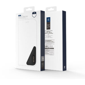 DUX DUCIS Genuine Real Leather Flip RFID Wallet Case for Apple iPhone 17 Pro Max - Black